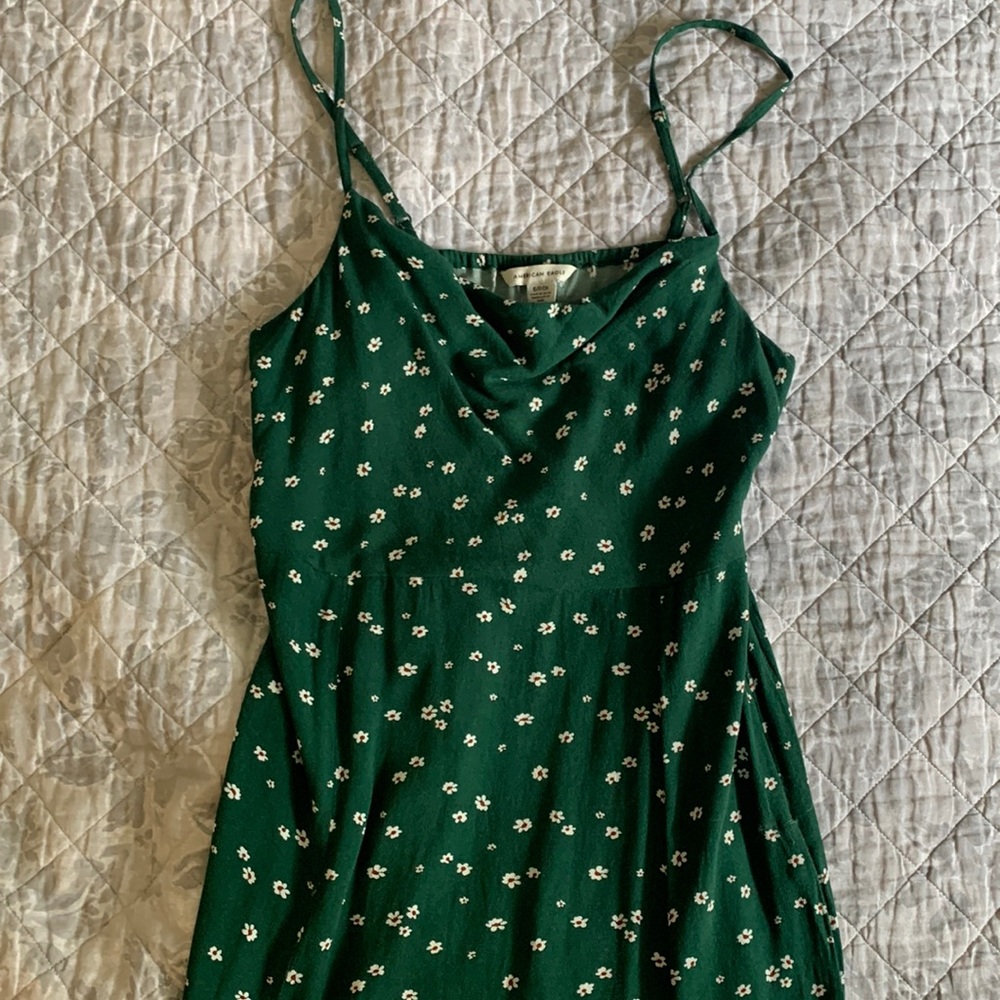 American Eagle cowl neck slip dress